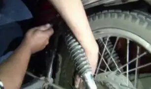 Tarapoto: pie de niño quedó atrapado en llanta de motocicleta