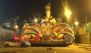Carro alegórico que provocó accidente continuará en Carnaval de Brasil
