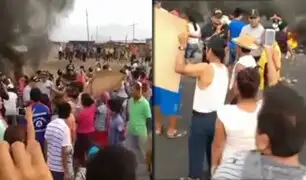 Trujillo: pobladores bloquean carretera en protesta por constantes accidentes