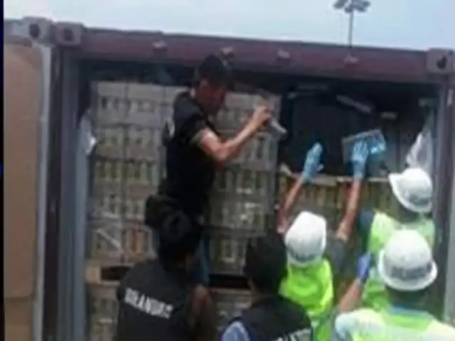 Incautan más de 320 kilos de droga en el puerto del Callao
