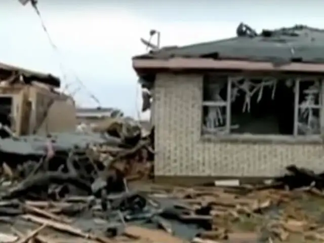 EEUU: fuerte temporal deja 26 heridos y 250 casas destruídas