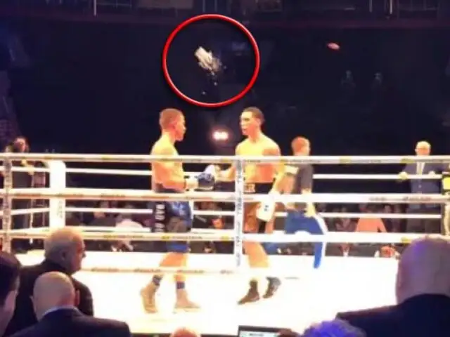 Canadá: boxeador gana pelea y segundos después un “cubetazo” lo tumbó al ring