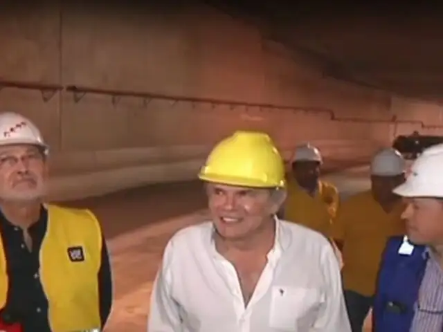 Resanan fisuras del túnel del proyecto Línea Amarilla