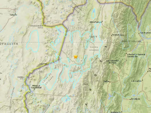 Fuerte sismo de magnitud 6,3 sacude el norte de Argentina
