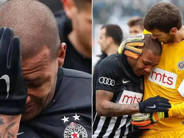 Futbolista se retira llorando del partido tras recibir insultos racistas del público