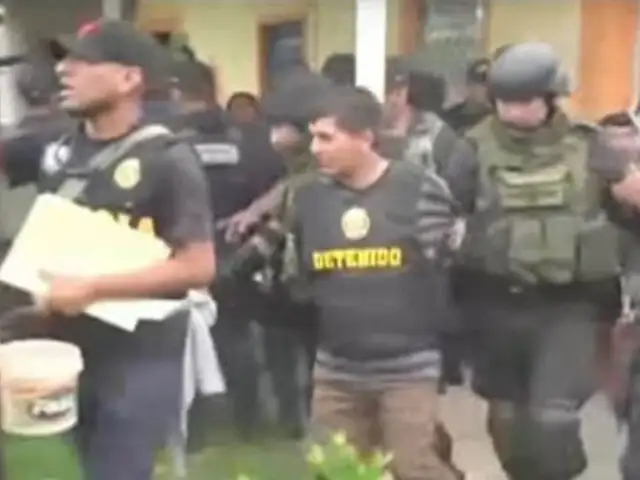 Tumbes: desarticulan banda de sicarios integrada por cinco policías