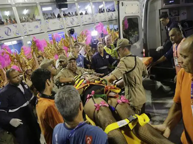 Carnaval de Río de Janeiro: se registra un segundo accidente durante desfile