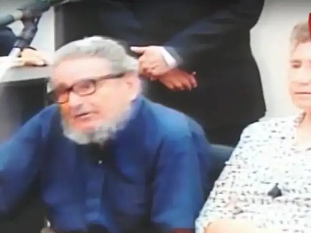 Cabecilla terrorista Abimael Guzmán reapareció en audiencia por atentado a calle Tarata