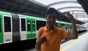 “Richiboy” cumple su sueño y viaja por primera vez en tren