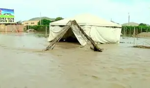 Más de 100 viviendas afectadas tras desborde de río Mala