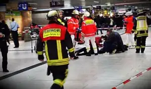 Alemania: varios heridos tras ataque con hacha en estación de trenes