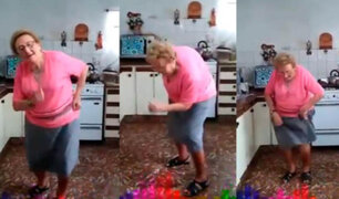 La abuela "Chispita" causa sensación en las redes bailando cumbia