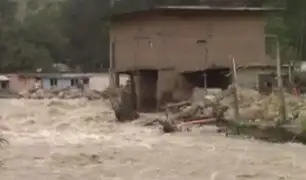 Huarochirí: río Rímac arrasa con casas en Cupiche