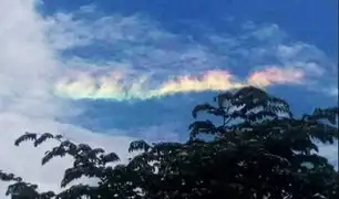 Chiclayo: impresionante “Arcoíris de Fuego” apareció en el cielo de Pátapo