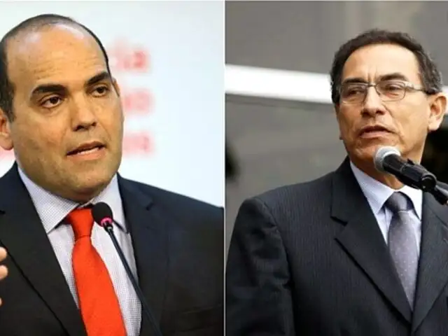 Premier Fernando Zavala descarta renuncia de Martín Vizcarra al MTC