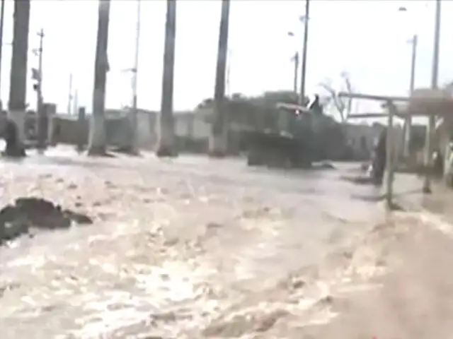 Chincha: al menos 200 familias afectadas por desborde de río Matagente
