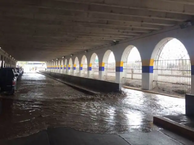 Desborde del río Rímac afectó Parque de la Muralla y Alameda Chabuca Granda