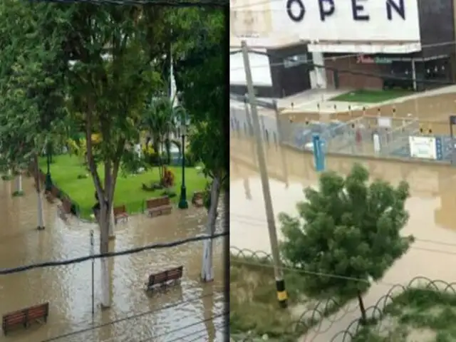 Piura en emergencia: calles, casas y negocios inundados por desborde de río