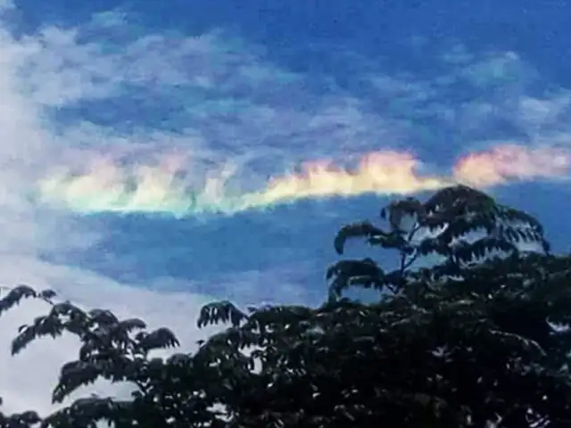 Chiclayo: impresionante “Arcoíris de Fuego” apareció en el cielo de Pátapo