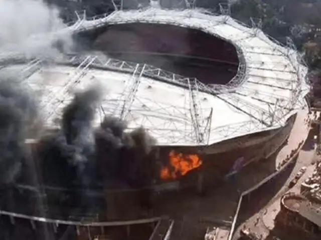 Se incendió el estadio en China donde juega Carlos Tevez