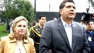 Piden levantamiento de secreto bancario de Alan García y Pilar Nores