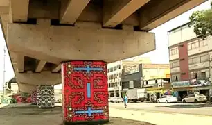 Recuperan espacios del Metro de Lima con arte shipibo
