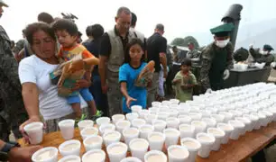 Cajamarquilla: Ejército realiza acción cívica en favor de niños damnificados
