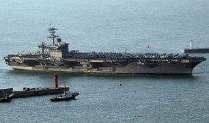 EEUU envía portaviones a las costas de Corea del Norte