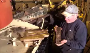 Coleccionista compró tanque y encontró más de US$ 2 millones en lingotes de oro
