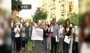 Residencial San Felipe: vecinos protestan ante probable cambio en modalidad de pago del agua