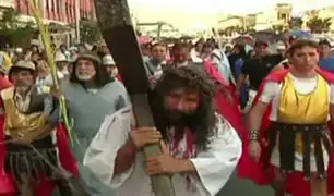 Cercado de Lima: ‘Cristo cholo’ escenificó el tradicional Vía Crucis