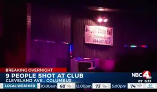EEUU: balacera en discoteca de Ohio deja nueve heridos