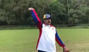 Venezuela: Nicolás Maduro juega béisbol mientras la población protesta