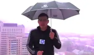YouTube: captan momento exacto en que un rayo cae sobre reportero en China