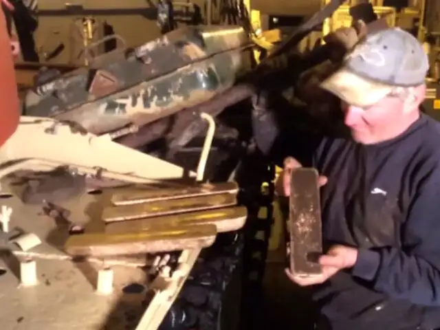 Coleccionista compró tanque y encontró más de US$ 2 millones en lingotes de oro