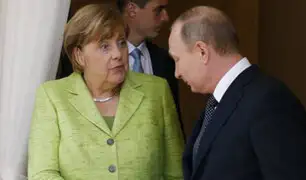 Putin y Merkel reanudaron diálogo después de dos años en Rusia