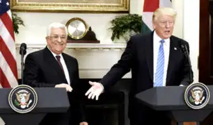 EEUU: Donald Trump se reunió con el líder palestino Mahmoud Abbas