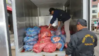 PNP halló 50 kilos de corazón de burro que iban a ser vendidos como anticuchos