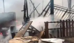 Ventanilla: incendio consume 7 viviendas y deja varios damnificados