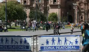 Cusco: aumentará a 10 el número de calles peatonalizadas