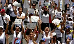 Venezuela: mujeres marchan contra represión chavista