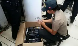 Policía incautó celulares robados en Polvos Azules y Las Malvinas