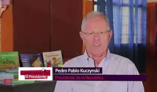 PPK habló en su primer programa de TV sobre educación