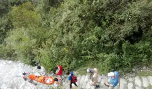 Cusco: turista sufre caída al regresar de montaña Machu Picchu