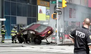 EEUU: cámaras captan atropello múltiple en Times Square