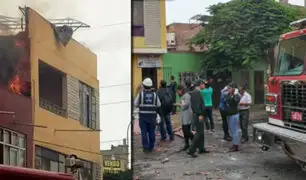 San Martín de Porres: se registró incendio en taller pirotécnico clandestino