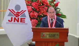 Presidente del JNE pidió a partidos respetar compromisos del pacto ético