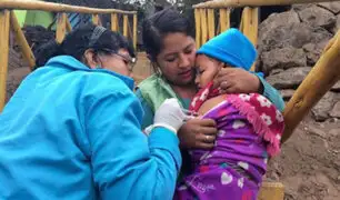 VMT: Minsa realizó campaña de vacunación en "Ticlio Chico"