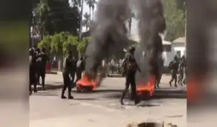 Lambayeque: reportan enfrentamientos entre manifestantes y policías en Tumán
