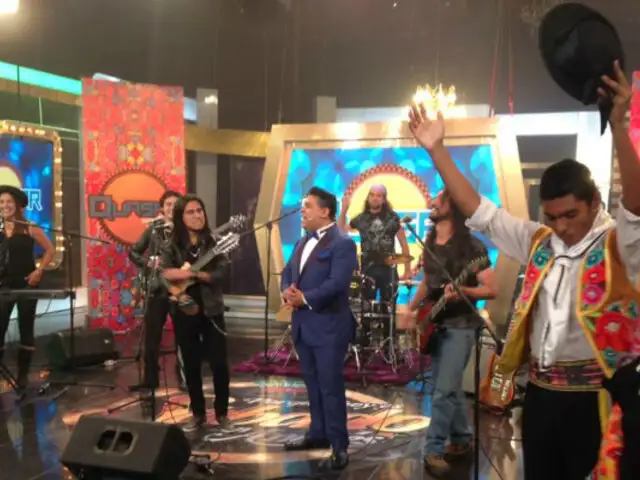 Quasar Wanka Rock deleitó con su fusión musical en Porque Hoy es Sábado